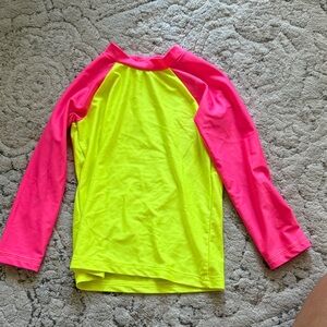 Vibrant Neon Rash Guard for Kids